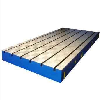 OEM Cast Iron T Slotted Bed Plates Grinding Resistance
